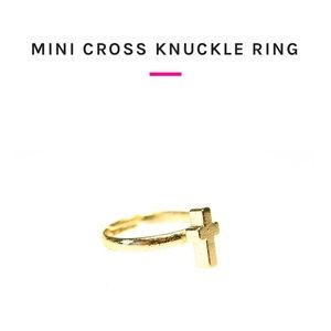 Set Of Two VidaKush Mini Cross Knuckle Rings